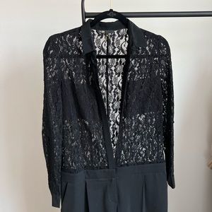 maje jumpsuit size 36